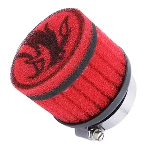 Voca Racing COMPETITION DIAM 48mm CARBU PWK ROUGE Universal Ilmansuodatin Älä Missaa